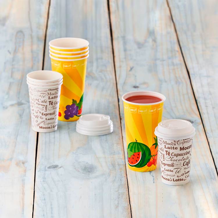 ¿Cuál es la medida de un vaso polipapel?