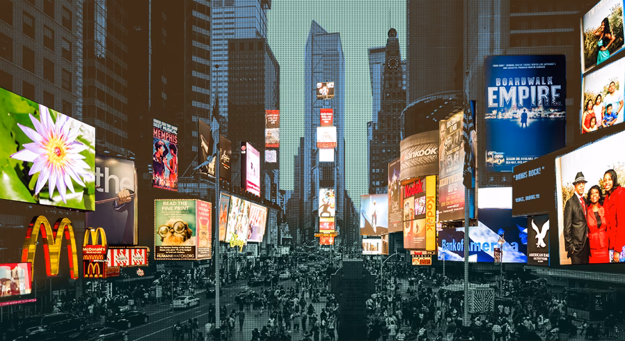 Do commercial signs affect the visual quality of urban areas?