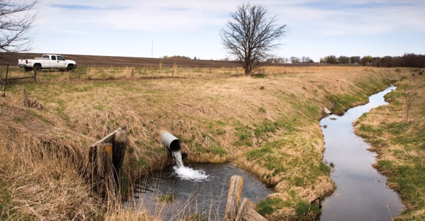 How to control irrigation water pollution in agriculture?